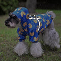PUPTECK Dog Raincoat with Hood & Harness Built-in, Waterproof Dog Rain Jacket Slicker Poncho Reflective Vest Clothes for