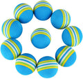 VOVIGGOL 12 Pack 2 Color Rainbow Cat Toy Balls Soft EVA Foam Interactive Indoor Kittens Favorite Toys 1.38" Dia. Small D