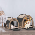 PETSFIT Portable Dog Crate, Travel Dog Crate - 19 Inch Lightweight, Roomy, Easy to Set Up, Sturdy Collapsible Dog Kennel