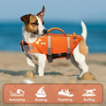 EMUST Dog Life Jacket, Adjustable Sports Style Swim Vests for Boating