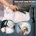 Yinkin 5 Pcs Dog Razor Comb with 25 Blades, Pet Grooming Trimmer