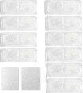 Hicuper Cat Water Fountain Filters,Replacement Filter for 108oz/3.2L Cat Fountain,10 Packs Filters & 2 Sponges Set for Stainless Steel Pet Water Fountain (Model:PET-HS001-US)