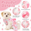 Saintrygo 5 Pieces Floral Dog Dress Cute Dog Skirt Pet Dresses Pet Clothes Dresses Cat Princess Bowknot Clothes Puppy Outfits for Yorkie Puppy Cat, 5 Styles(Cute Style,X-Small)