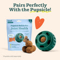 WOOF Hip & Joint Pupsicle Refill Pops - Dog Supplement for the Pupsicle Toy to Support Joint Health, Recovery, and Mobility - Large Pops