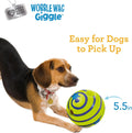 Wobble Wag Giggle Ball, Interactive Dog Toy, Fun Giggle Sounds When Rolled or Shaken, Pets Know Best, As Seen On TV