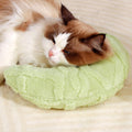 Little Pillow for Cats Puppies Ultra Soft Warm Fluffy Pet Calming Macaron Color Toy Half Donut Cuddler for Joint Relief 
