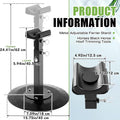 Zonon Farrier Horse Hoof Stand, Black, Metal Round Base