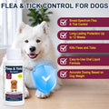 Flea & Tick Liquid Drops for Dogs, Oral Drops, Easy-to-Use Liquid Formula for Dogs