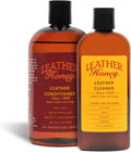 Leather Honey Complete Leather Care Kit Including 8 oz Cleaner and 16 oz Conditioner for use on Leather Apparel, Furnitu