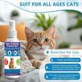 Cat Calming Pheromone Spray for Stress & Anxiety Relief – Reduces Scratching, Urine Spraying, Hiding – Drug-Free & Vet R