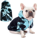 Dog Hoodie Tie Dye Dog Sweatshirt Chic Winter Clothes Ultra-Soft Warm Sweaters for Small Medium Dogs Fashion Pet Clothes