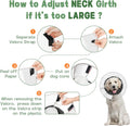 Dog Cone Collar for Recovery: Soft Elizabethan Collar Alternative to Stop Licking, Adjustable Pet Cone for Large, Medium, Small Dogs, for Surgery, Spay, Injury, Skin Treatment