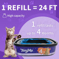 Premium Cat Litter Refill Bags | Jumbo 4-Pack 96 Total ft | Upgrade Odor Controlling, Universally Compatible with Litter