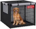 Insulated Dog Crate Cover with Frost-Proof Plush Lining for 36Inch Dog Cage