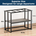 40 Gallon Metal Fish Tank Stand, Aquarium & Terrarium Stand for Home Office