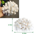 Besimple Pack of 2 Artificial Coral Ornament, Aquarium Resin Coral Decor Underwater Sea Plants Fish Tank Decoration Aqua