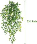 HERCOCCI Reptile Plants, 2 Pack Terrarium Hanging Plants Vines Artificial Leaves Habitat Decorations with Suction Cup fo