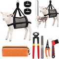 8 Pcs Goat Hoof Trimming, Livestock Sling Hoof Nipper Rasp Trimmer