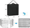 YUFYIG 40" Dog Playpen Storage Bag, Suitable for Foldable Exercise Pet Playpens, Dog Fence Travel Bag with Handles for Camping and RV Trip, Waterproof Oxford Fabric
