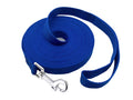 PETGOGO 15ft 20ft 30ft 40ft 50ft Long Dog/Puppy Lead Obedience Recall Training Dog Leashes for Small Medium Dogs Camping, Training, Play, or Backyard (40 FT, Blue)