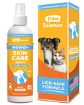 Paw Science Skin & Wound Care Spray for Dogs & Cats – Lick-Safe Antiseptic Healing Aid, Itch Relief & Skin Repair Treatment for Hot Spots, Rashes, Cuts, Burns, & Irritation