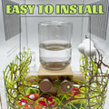 Jumping Spider Accessories, Jumping Spider Water Dispenser, Magnetic Hanging Feeder with Tweezers for Jumping Spiders, T