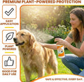 Natural Flea, Tick & Mosquito Spray for Dogs – Cedarwood & Citrus Formula – Plant-Based, DEET-Free, Non-Toxic, USA Made – Safe for Home & Pets – CITRATIDE (16 fl oz)