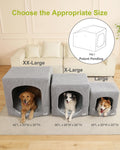 Hovicaed Indoor Dog House Small Sized Dog Tent with Dog Cave Bed 26x20ines