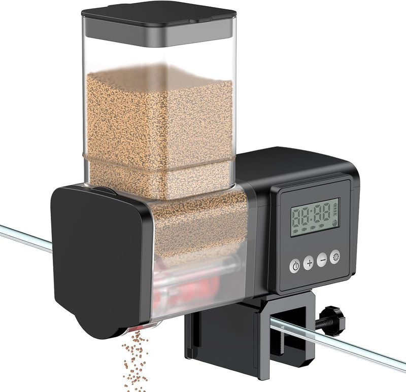 Pawfly Aquarium Automatic Fish Feeder 200/450 mL Auto Fish Food Dispenser