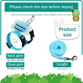 4 Sets Leash Set Small Pet Cute Vest Harness Leash and Adjustable Bunny Rabbit Harness with Decoration for Bunny Ferret 