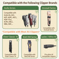 Dog Grooming Clipper Blades Size 7F for Andis Oster A5 Wahl KM
