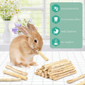 Bissap 250g/0.5Ib Sweet Bamboo Chew Sticks for Rabbits, Bunny Molar Treats Snack for Small Animals Hamster Chinchilla Gu