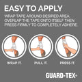 White Leg & Tail Wrap - 3" x 30 Yards Self Adhesive Waterproof Vet Wrap for Horses, Dogs & Other Animals - Cohesive Vet 