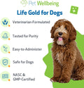 Pet Wellbeing Life Gold for Dogs - Immune & Cellular Health, 4 oz