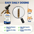 Taurine for Cats & Dogs Liquid Drops with L-Carnitine, CoQ10, Omega-3