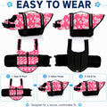 Dog Life Jacket Swimming Vest - Small Puppy Pool Float, Cat Boating Clothes