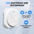 Hathever Dog Door Bell to Go Outside, Wireless Doggie Training Doorbell with 1000ft Range, IP65 Waterproof Touch Button, CD Quality Sound & 4 Notification Modes
