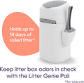 Litter Genie Style Pail and Litter Box Bundle with Scoop and Refill