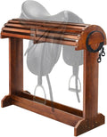 Extra-Large Wood Saddle Rack-Enhanced Height & Length with Reinforced Stability,Non-Abrasive Design,Heavy-Duty Saddle St