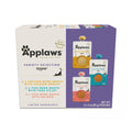 Applaws Natural Bone Broth Wet Cat Food Topper, Limited Ingredient Broth for Cats, Protein Wet Food Topper for Cats, Fish and Chicken Variety Pack(6 x 3oz Spout Pouches)