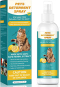 200ML Cat Deterrent Spray, Natural Cat Repellent Spray (Tiny Citrus Scent)
