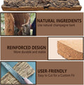 2PCS 11.8"x7.8" Natural Thickened Reptile Cork Bark Terrarium Background