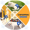 LIANZIMAU Dog Sling for Large Dogs Adjustable Hind Leg Support Lift Harness Senior Canine Mobility Aid Carrier for Back 