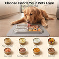 Food Grade Stainless Steel Lick Mat for Dogs, Cat Slow Feeder Mat
