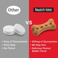 Nutri-Vet Hip & Joint Biscuits for Dogs, Dog Hip & Joint Supplement, Functional Treat, Large Sized Biscuit, 300mg of Glucosamine, 6 lb Bag