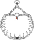 Herm. Sprenger Ultra-Plus Prong Dog Training Collar, Anti Pull Training Pinch Collar, Stainless Steel (3.0 mm x 17" Neck Size; 20" Chain Length) - Swivel-Ring Version