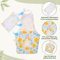 4 Pcs Bird Diaper Set, Reusable Parrot Flight Suit with Waterproof Inner Layer, Adjustable and Comfortable for Parakeet 
