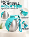 The 2-in-1 Dog Water Bottle & Bowl 2026 New Portable Trave Pet Dispenser Perros Silicone Water Ball Spill Proof Container Design on Walks Walking Hiking Insulat