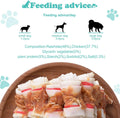 Chicken Wrapped Rawhide Bones, 2.5 Inch Mini Knots Dog Treats, High Protein 65% Puppy Chews and Satisfying Rewards for A