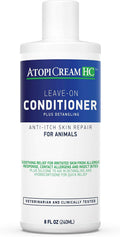 VetriMAX AtopiCream HC 1% Hydrocortisone Leave-On Conditioning Itch Relief Lotion for Dogs, Cats and Horses, 8 oz